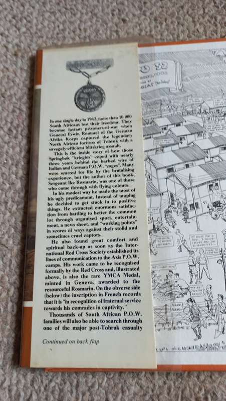 " INSIDE STORY " SOUTH AFRICANS IN WWII  MUCH INFO. SIGNED BY IKE ROSMARIN